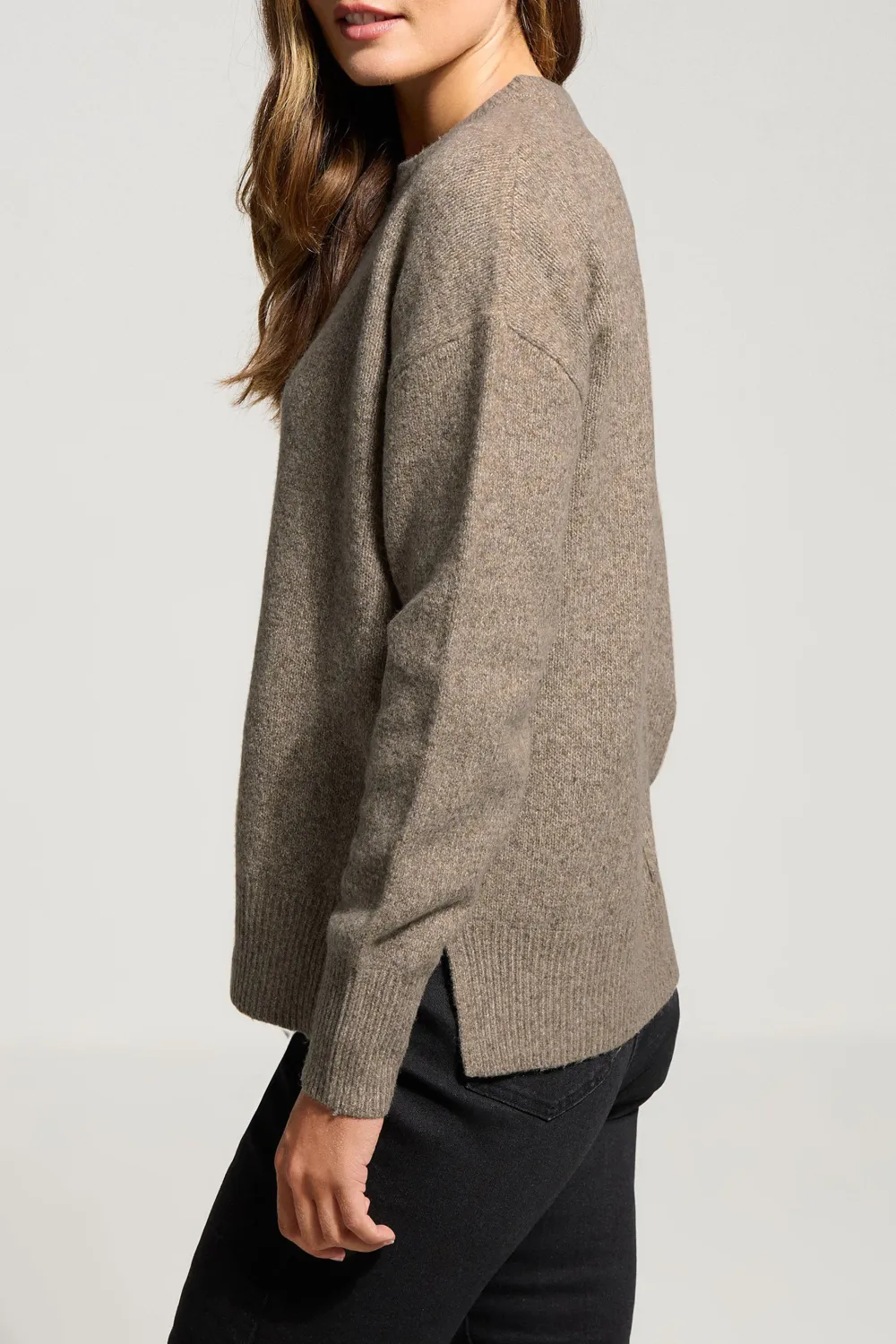 Solid Color Wool Sweater