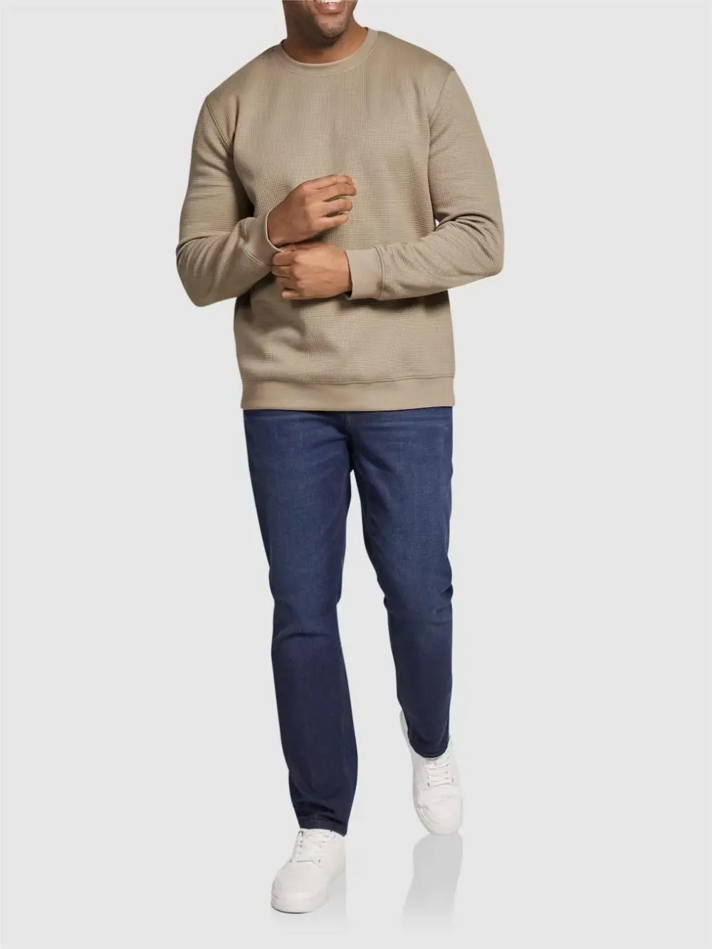 JACQUARD CREW SWEAT