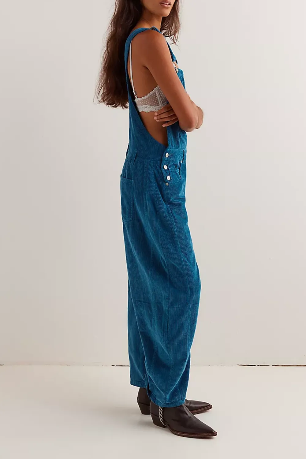 Corduroy Overalls Style Pants