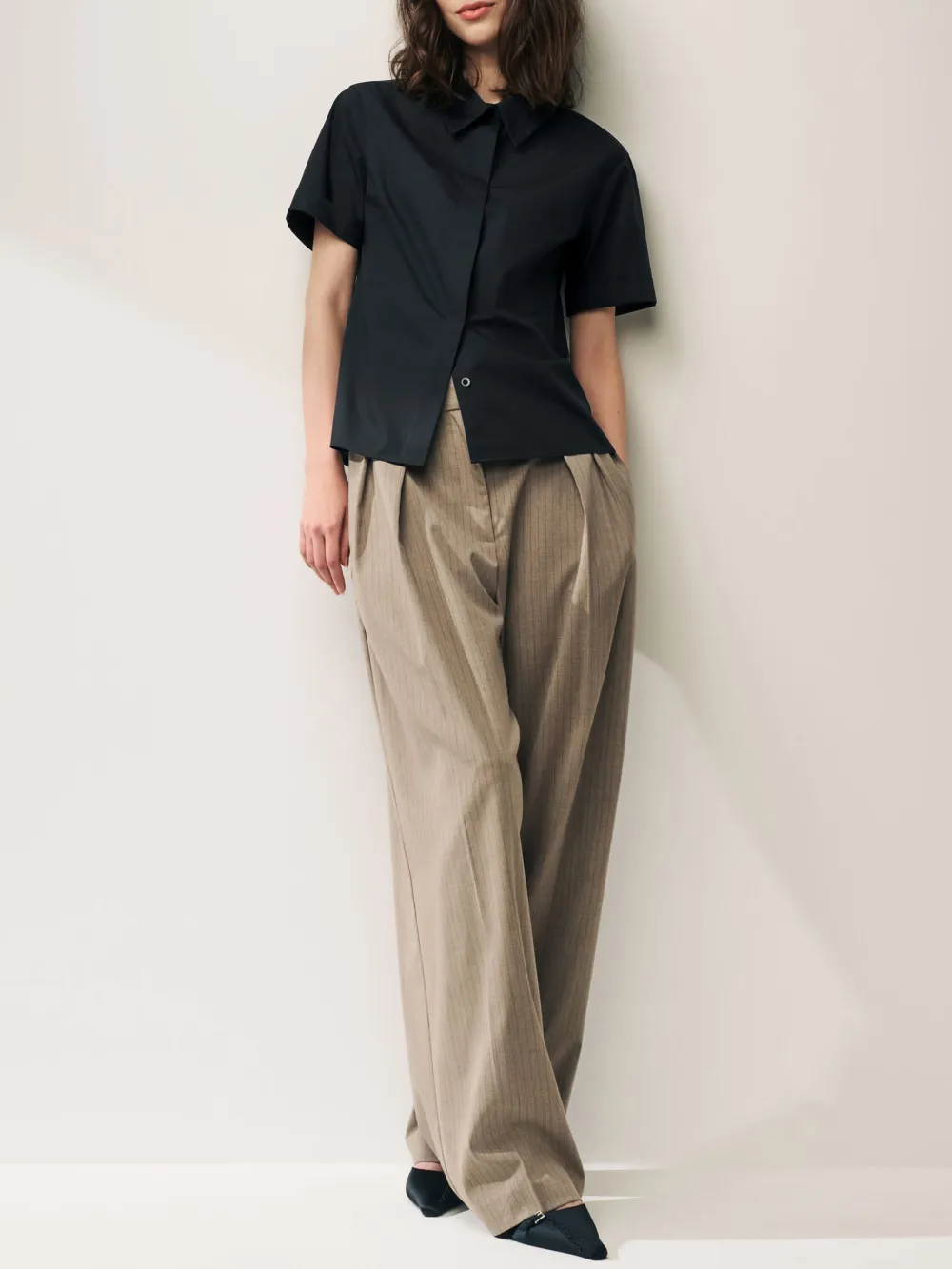 Short Sleeve Collared Shirt