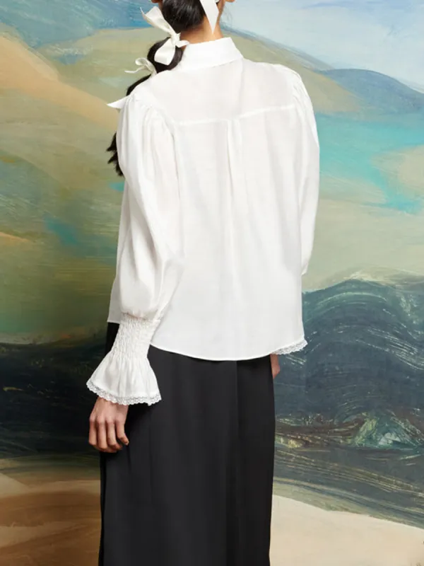 Casual Regular Hearts Blouse