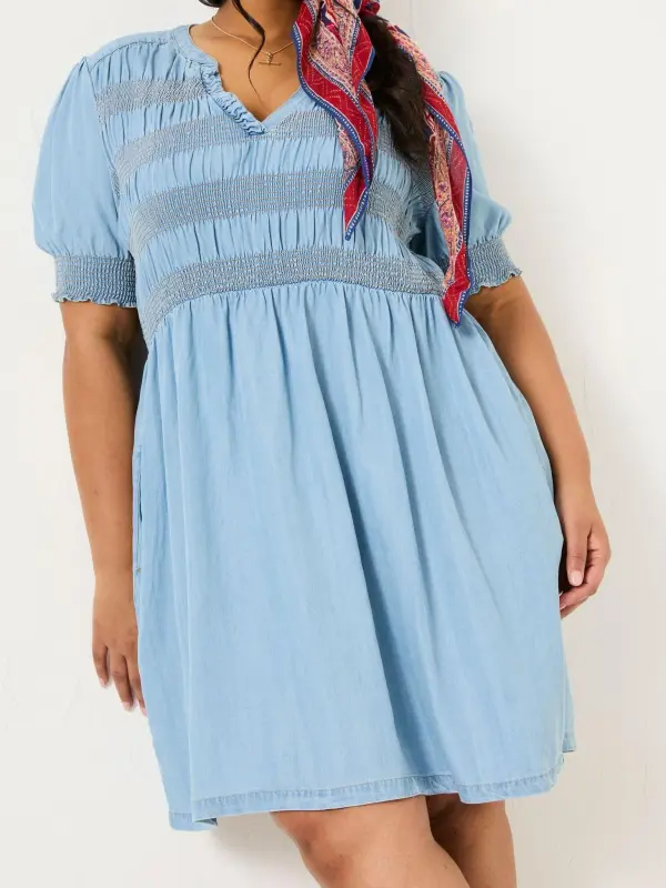 Light Blue Denim Juniper Dress