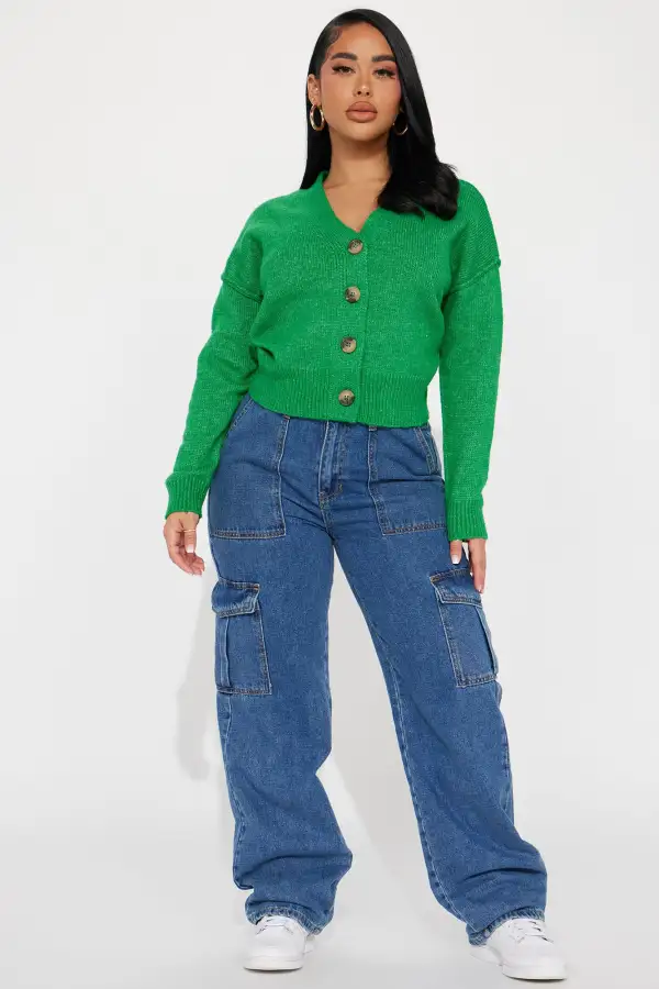 Ainsley Cardigan - Kelly Green