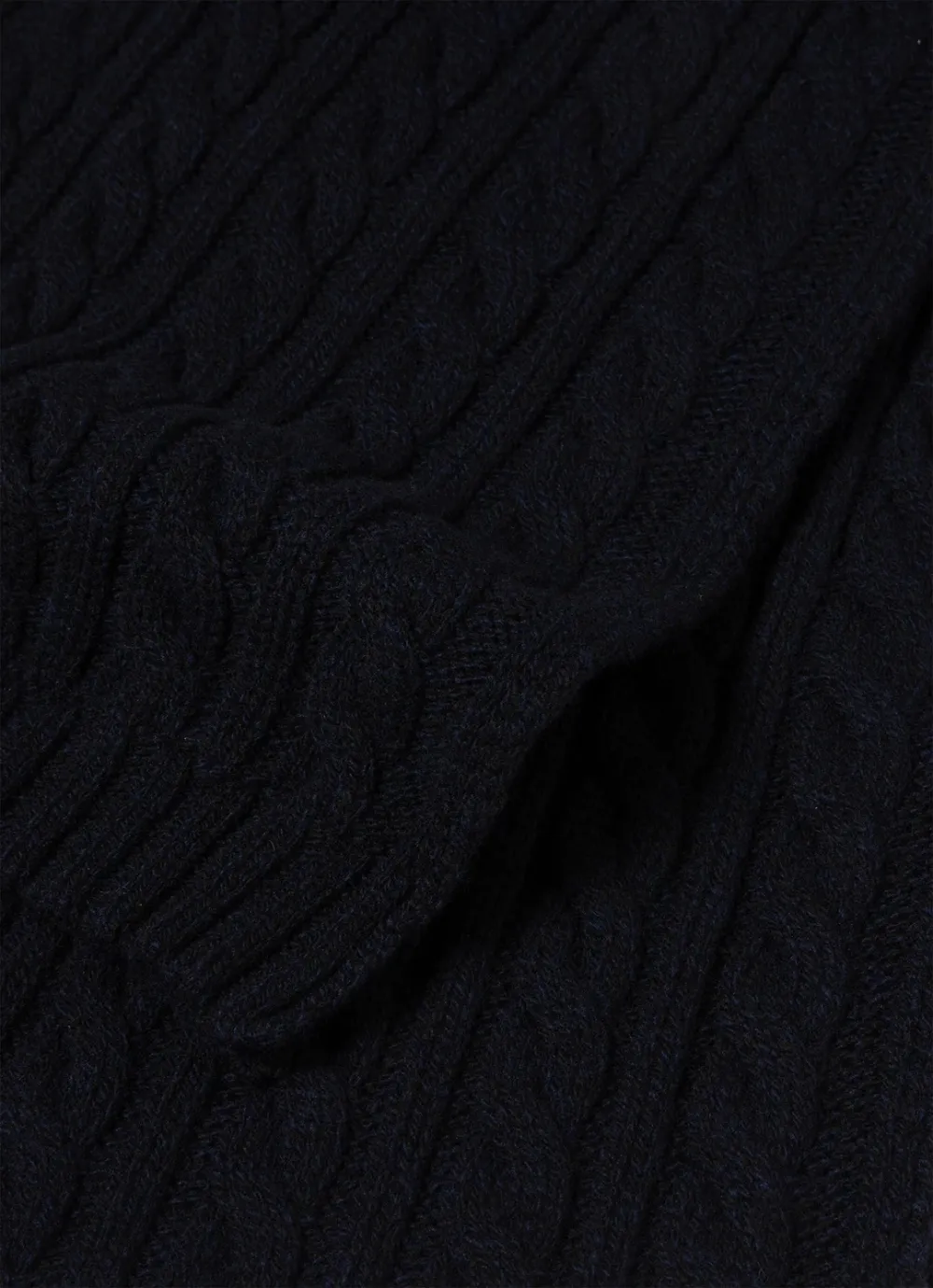 Lambswool Wool  Cable Scarf