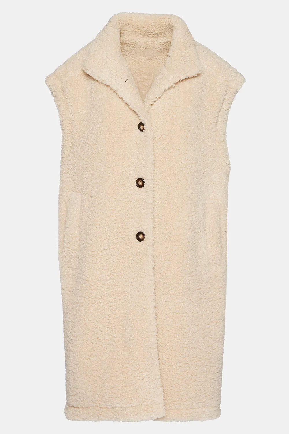VEST LONG NATURAL JACKET