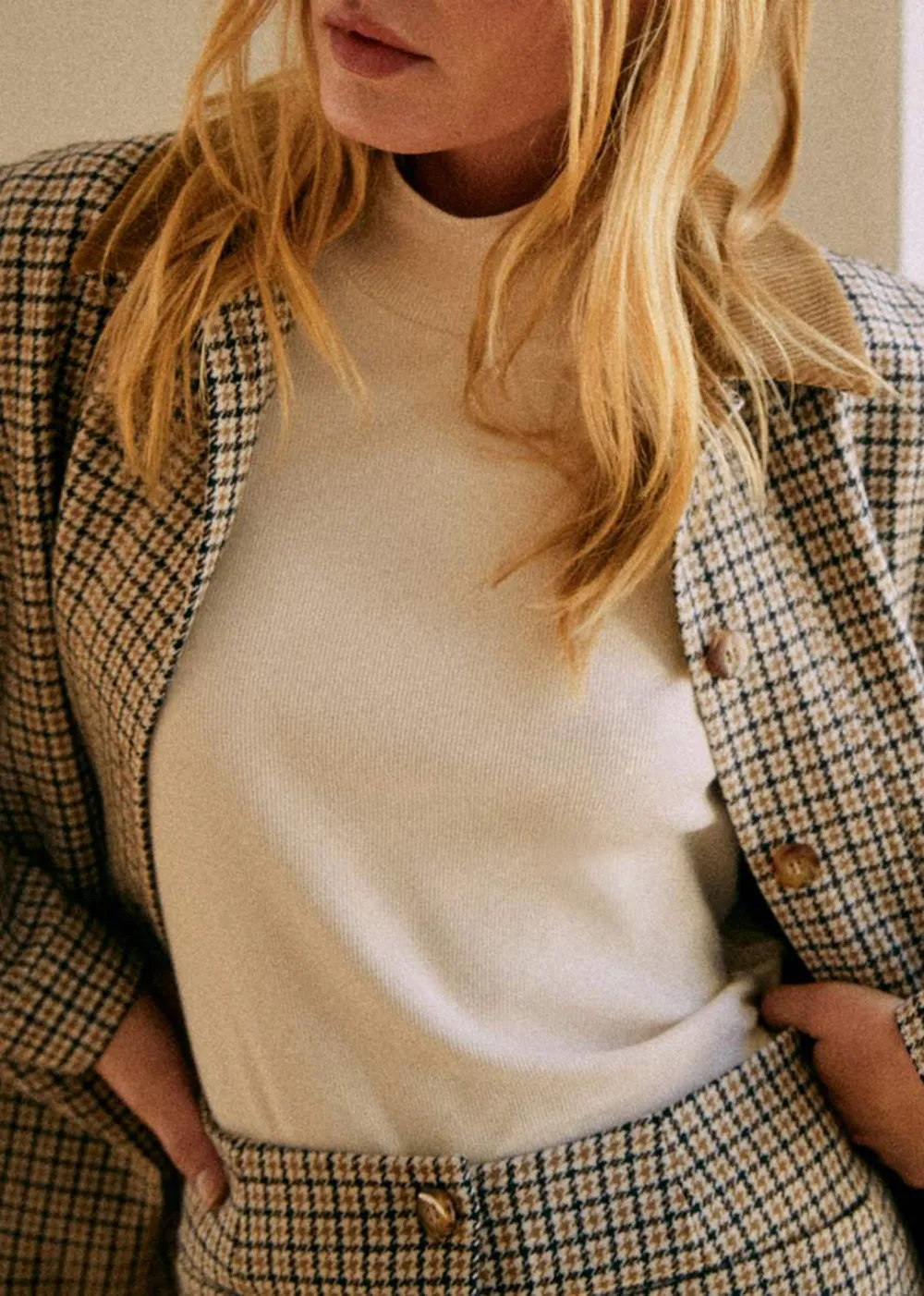 Oversized Check Jacket