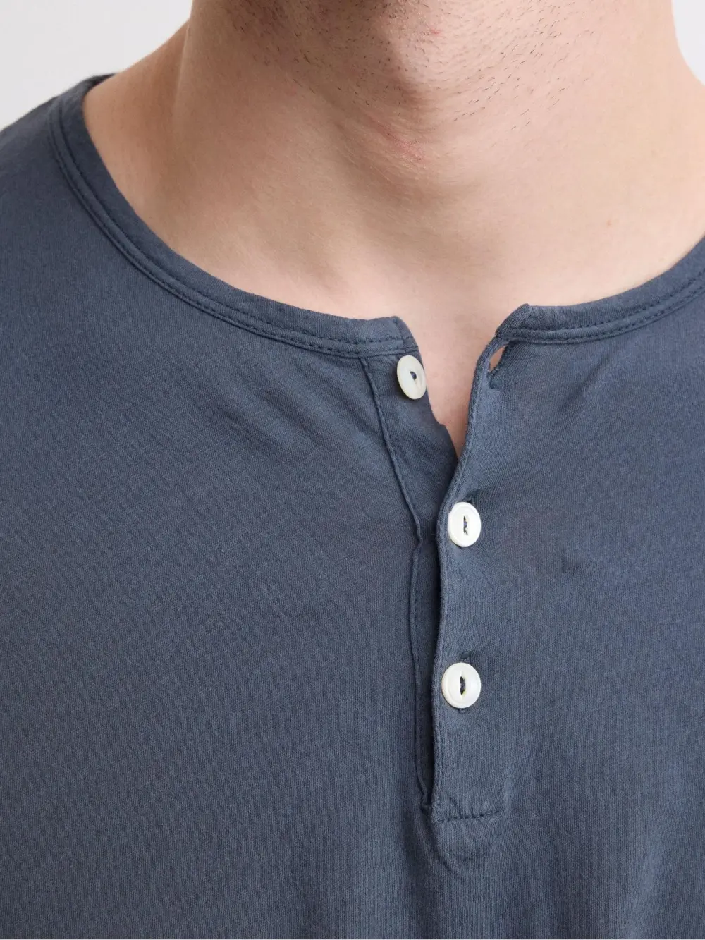 Comfortable Casual Breathable Soft  Haze Blue  T-Shirt