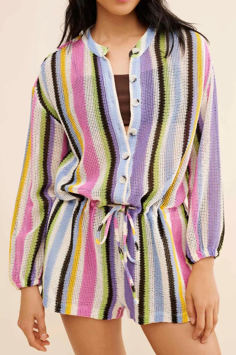 Sun Up Stripe Romper