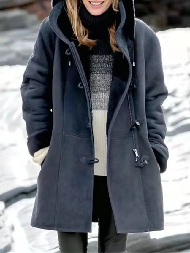 🔥Clearance Sale🔥 - Women's Winter Fleece Hoodie Jacket Suede Fall Sherpa Jacket