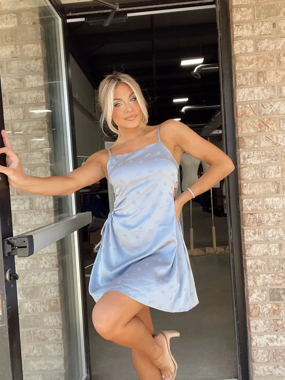 Run The Show Satin Dress