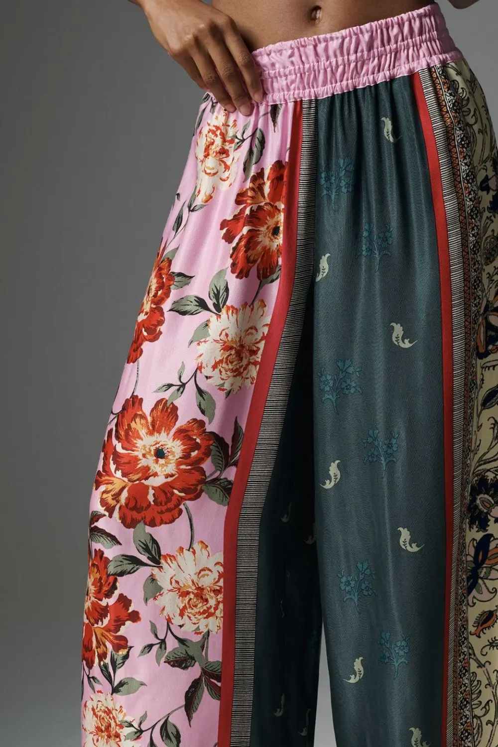 Silky Floral Somerset Pull-On Pants