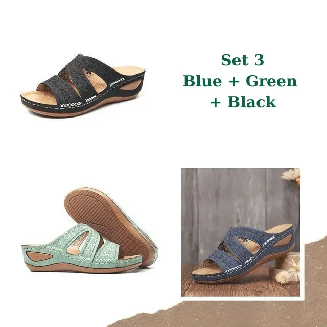 ?Premium Orthopedic Thick Platform Slipper Sandals