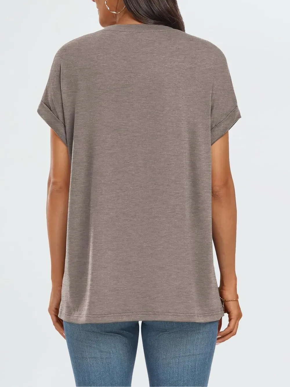 AUTOMET Women Tops Casual Basic T Shirts Loose Fit Crewneck Short Sleeve Summer Outfits