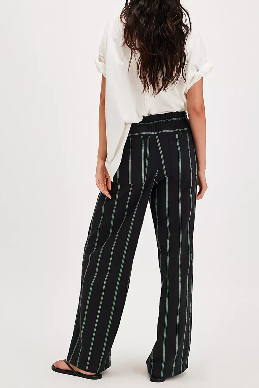 Striped Wide Leg Pants