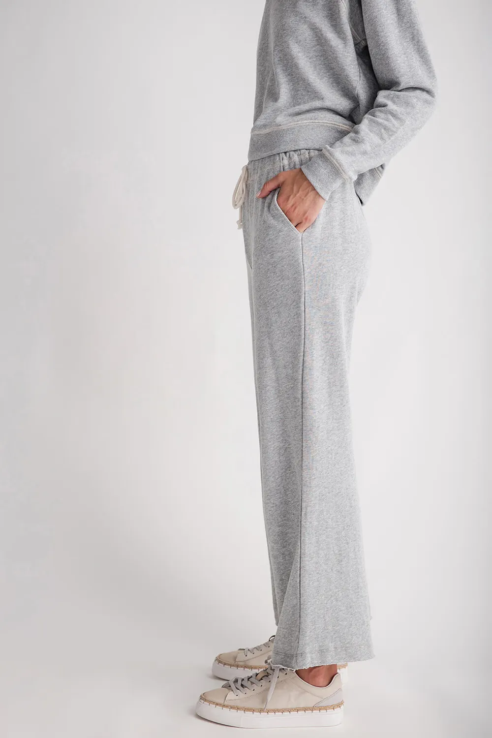 French Terry Sweatpants - Classic Heather Grey