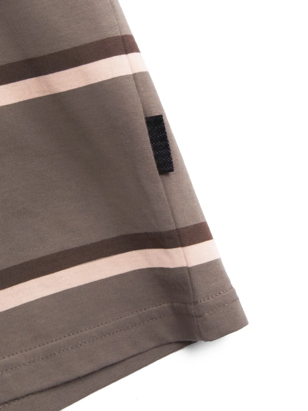 Brown Crew Neck Short Sleeve T-Shirt