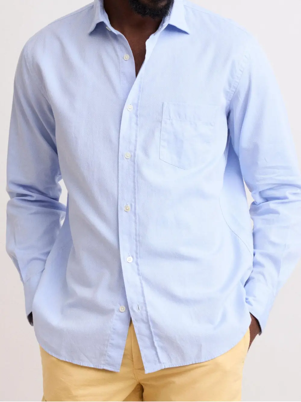 Soft And Comfortable Light Blue  Shirt
