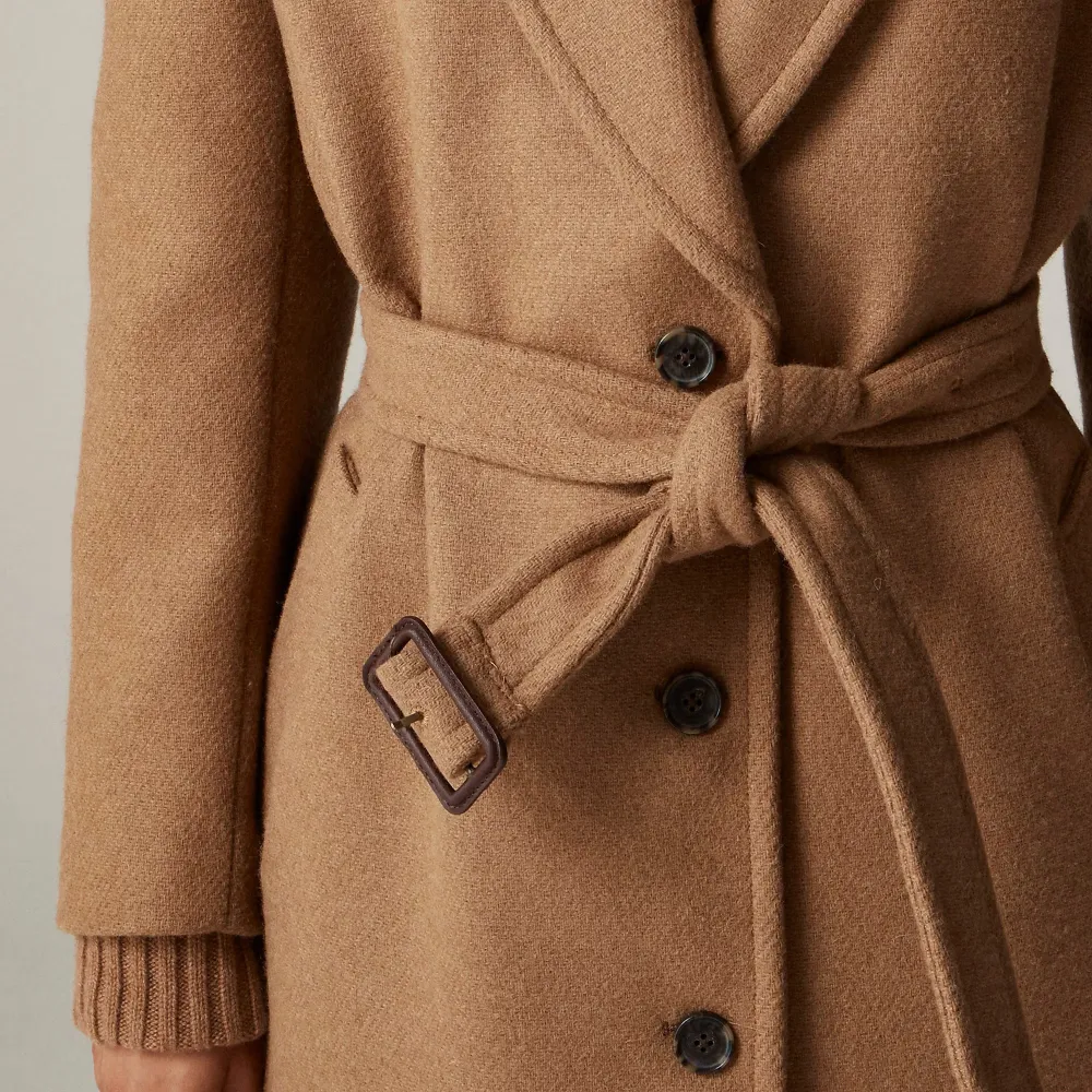Double-Faced Wrap Trench Coats
