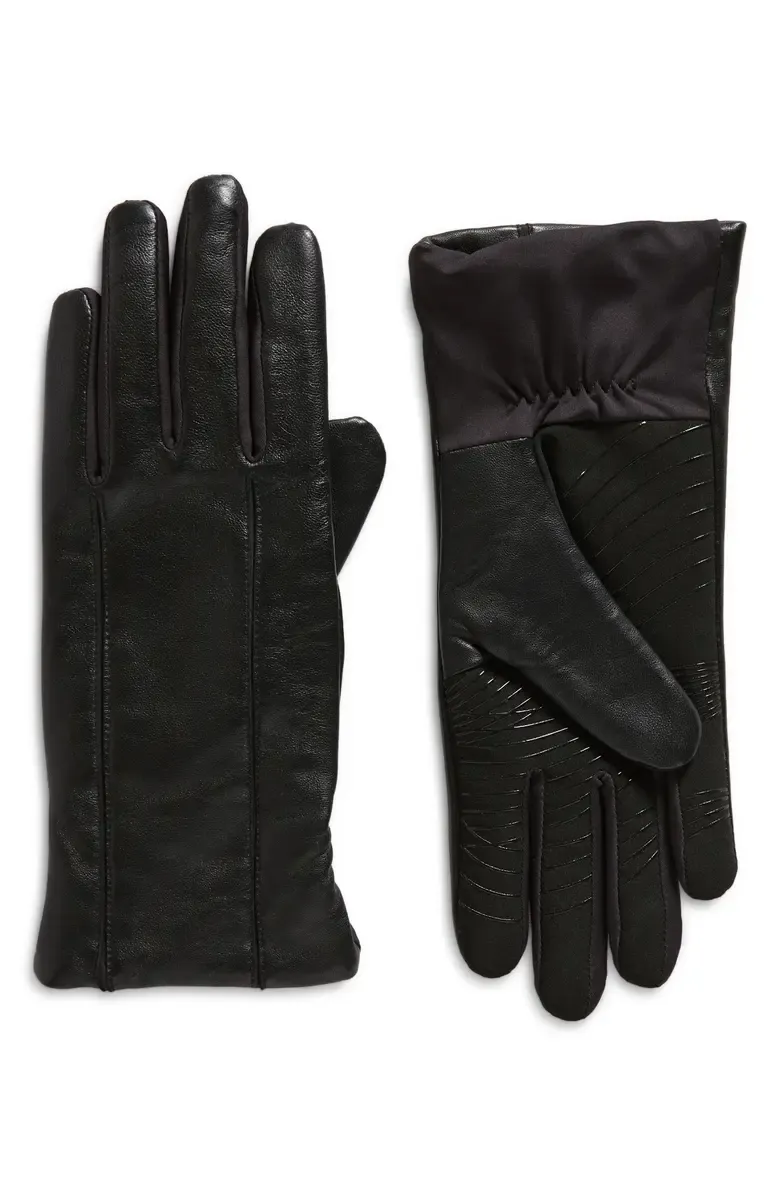 Spliced Leather Glove