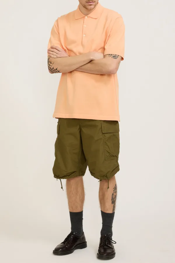 Knit Polo 12G Orange