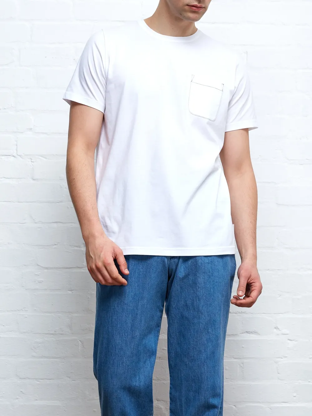 White Short Sleeve Casual Style T-Shirt