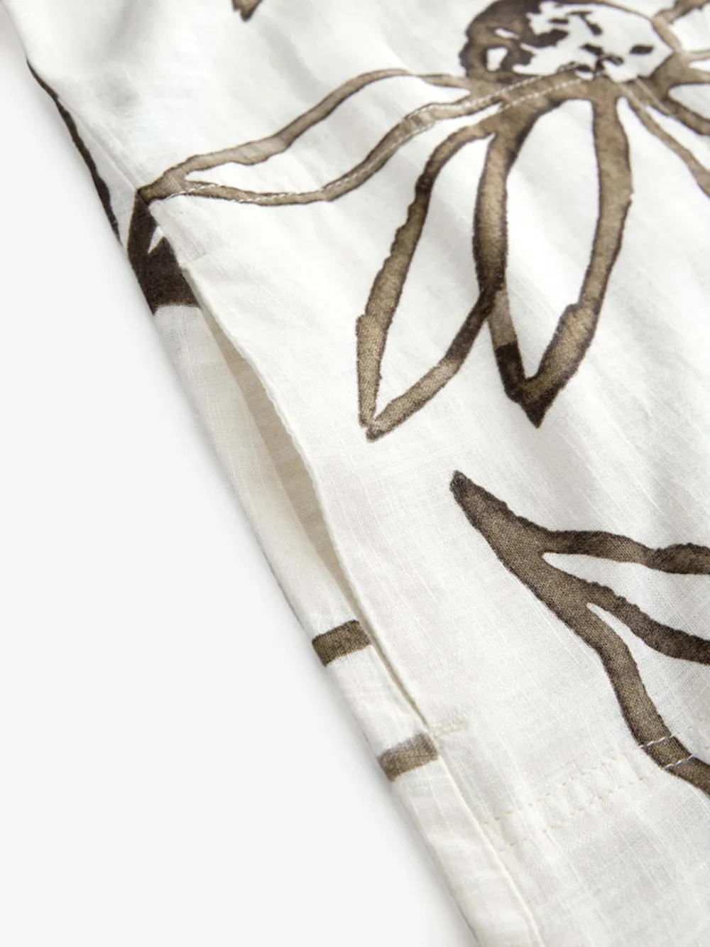 Daily Comfortable Linen Slim Dress T-Shirt Dress