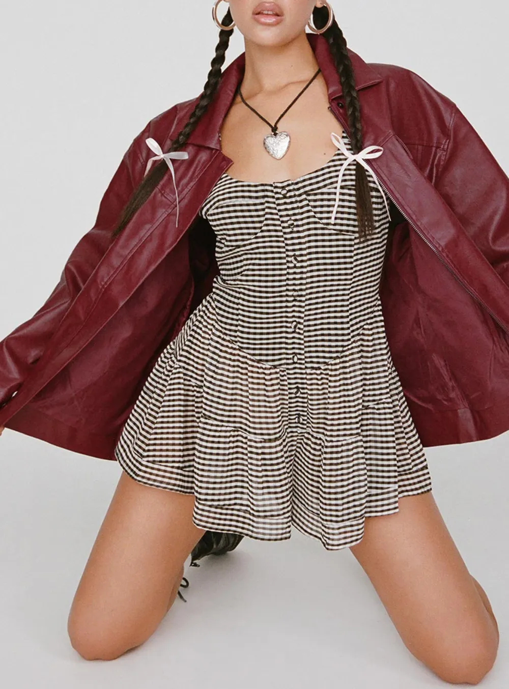 Classic Faux Leather Button Up Jacket