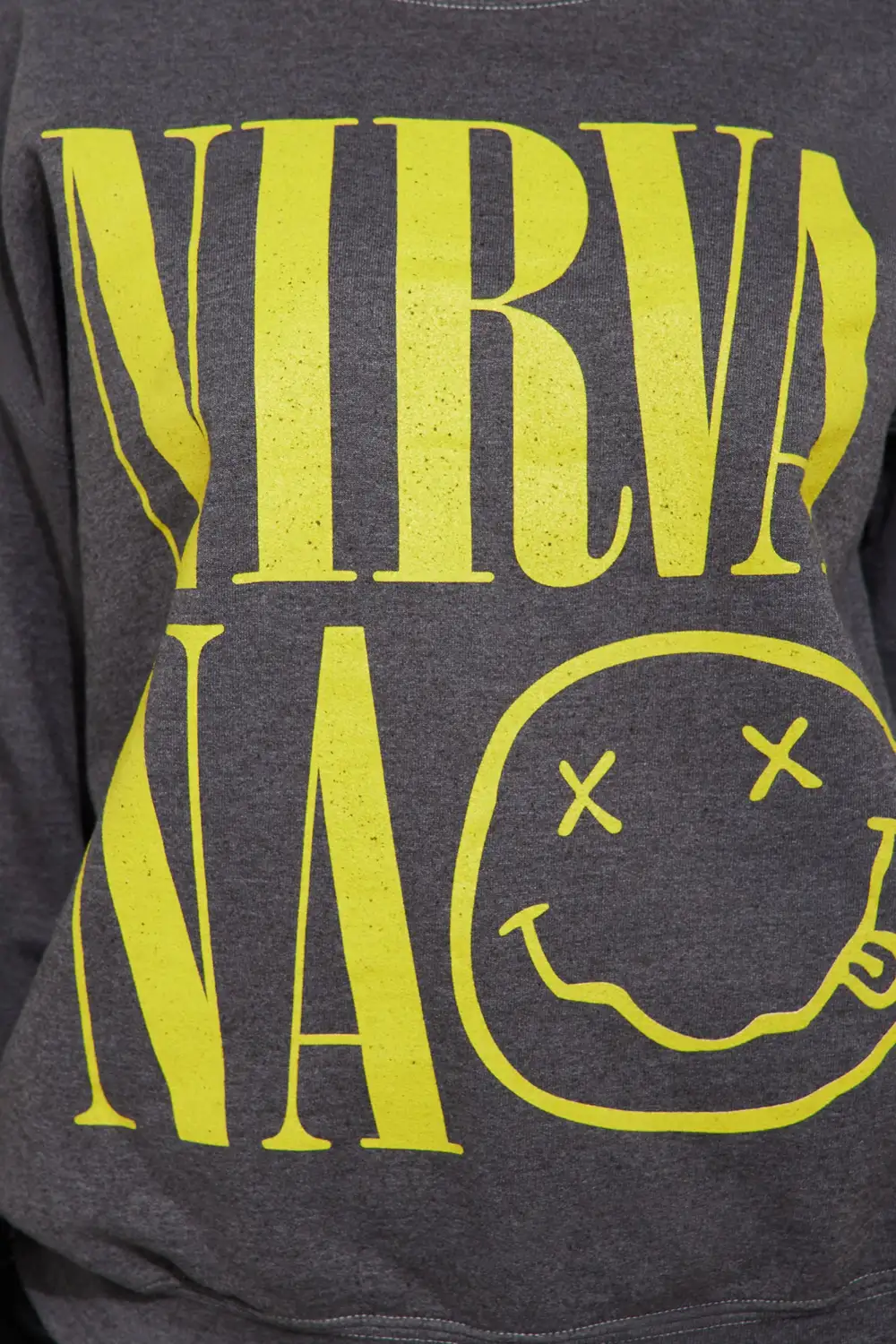 Lounge Act Nirvana Sweatshirt - Charcoal