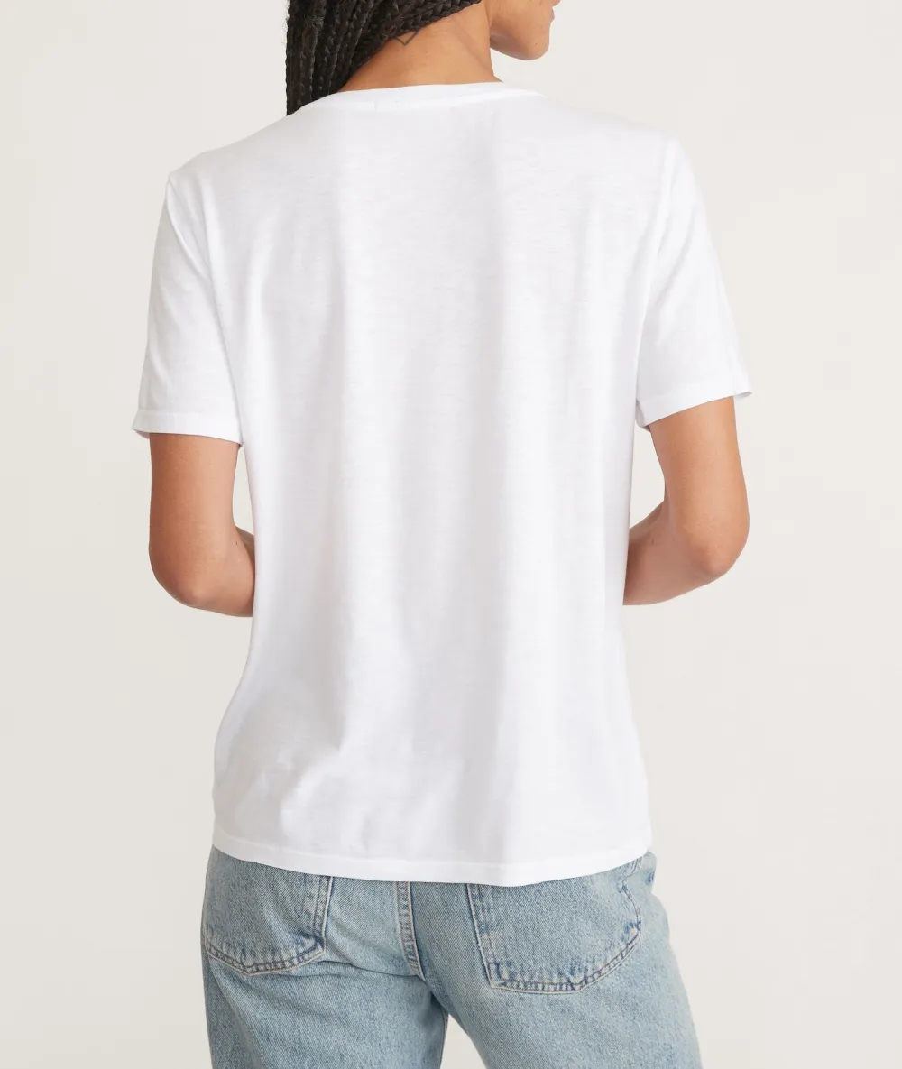Fit Basic V - Neck Loose Tee
