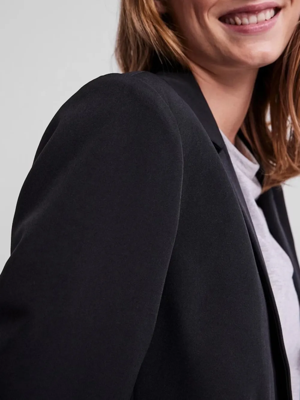 Plain Colored Without Fasteningl Blazer