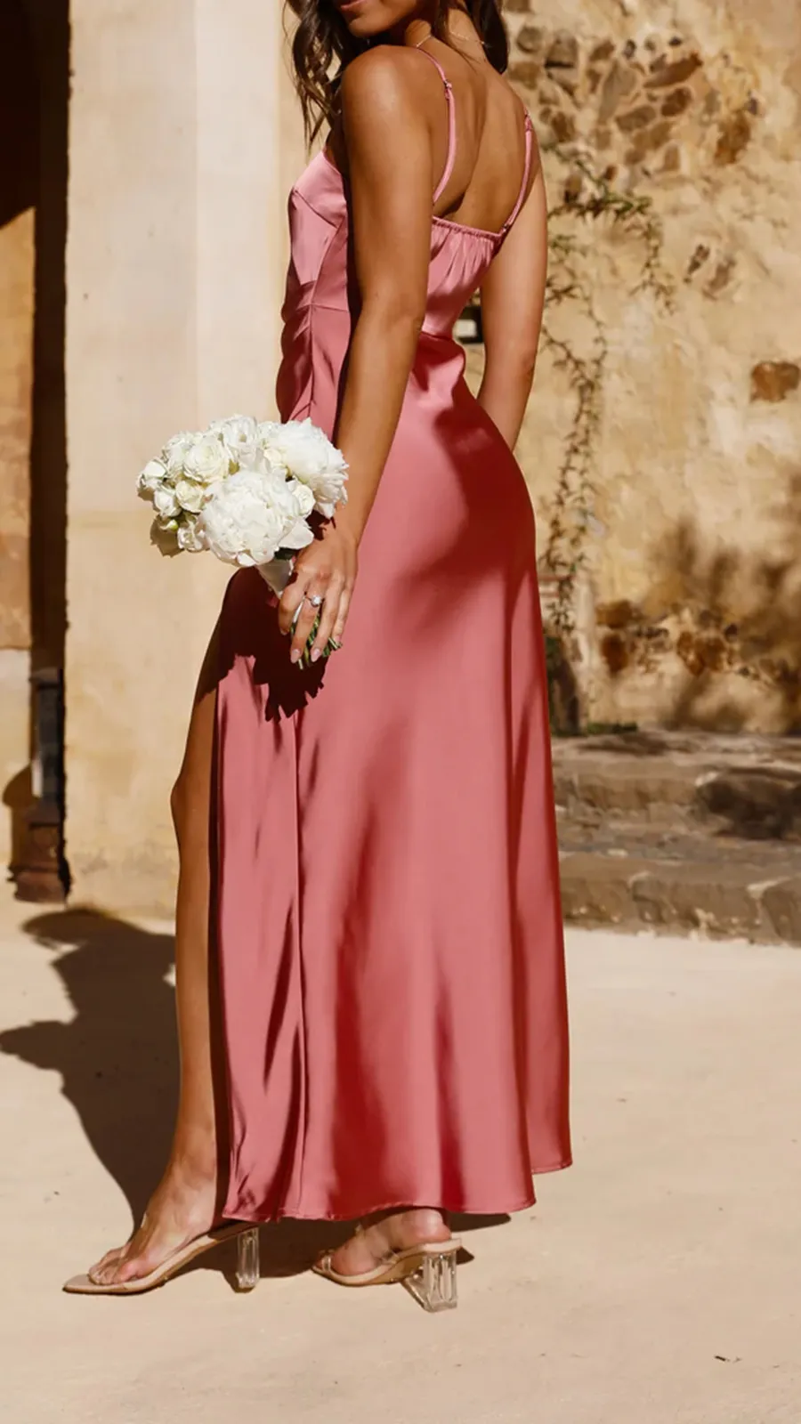 Square Neckline Maxi Dress