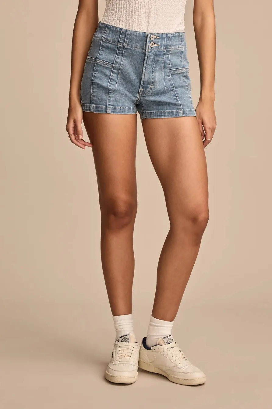 Olympian Blue High Rise Shorty