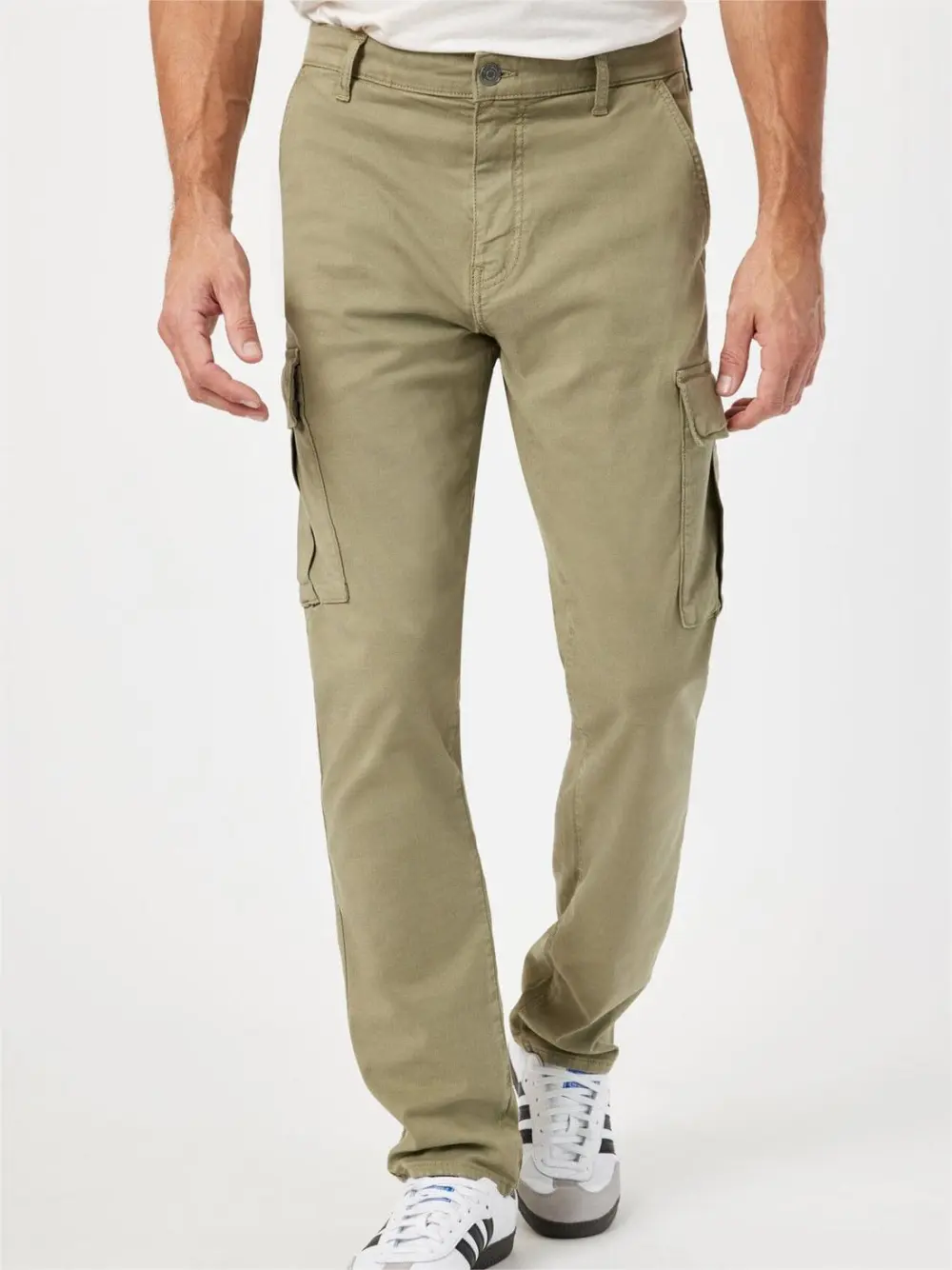 Slim Straight Cargo Pants