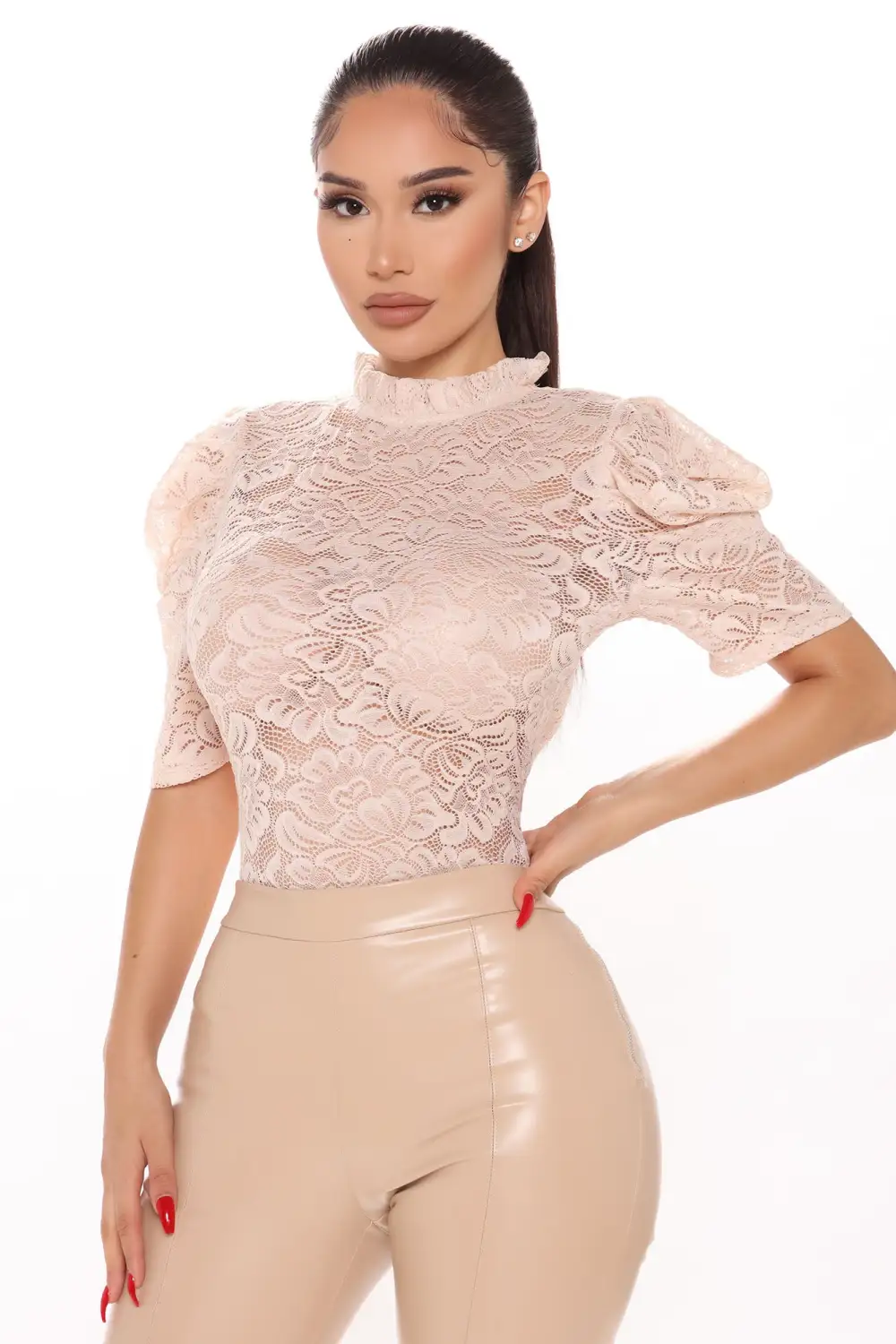 Madison Lace Top - Ivory