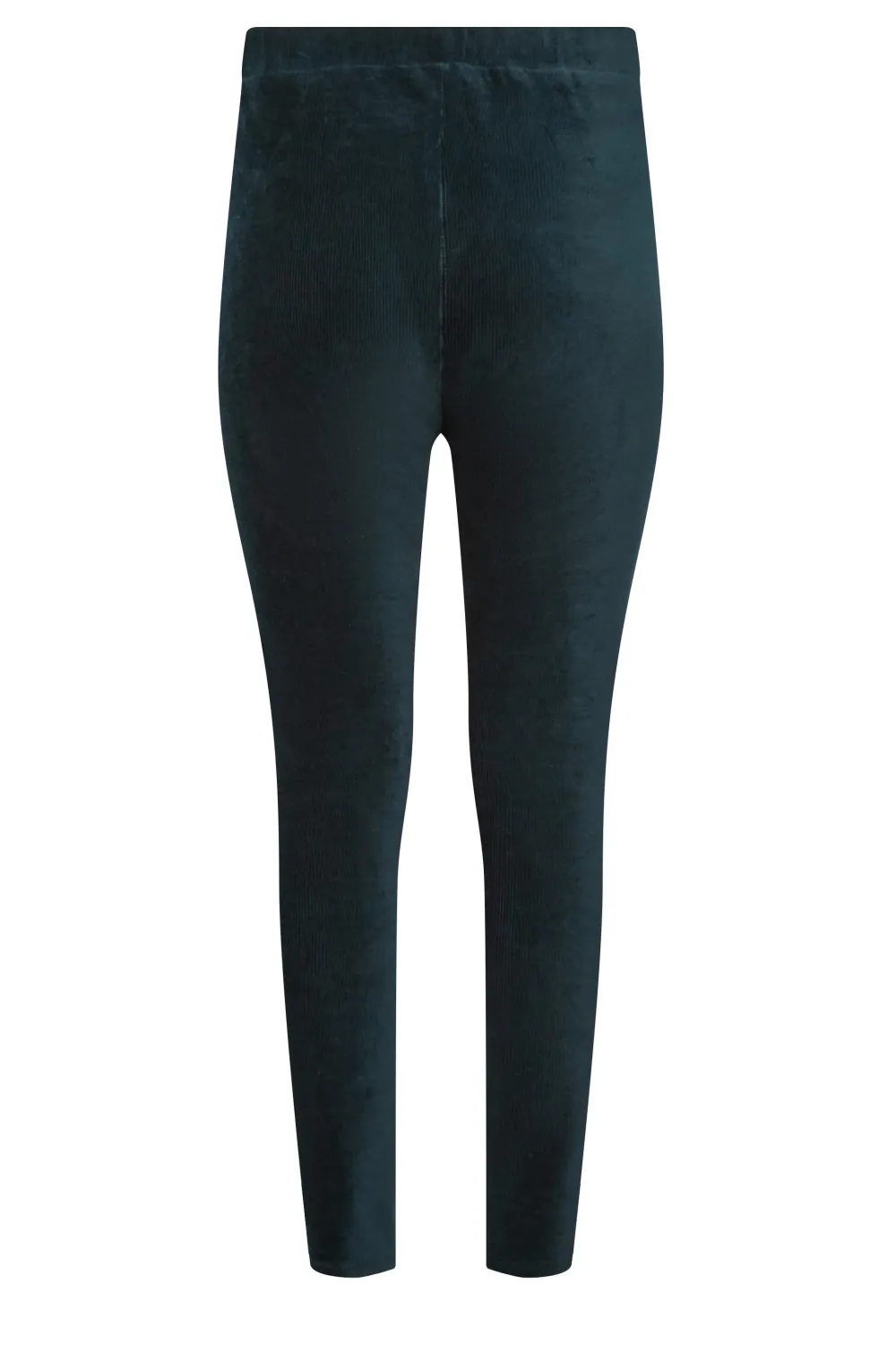 M&Co Teal Blue Cord Stretch Leggings