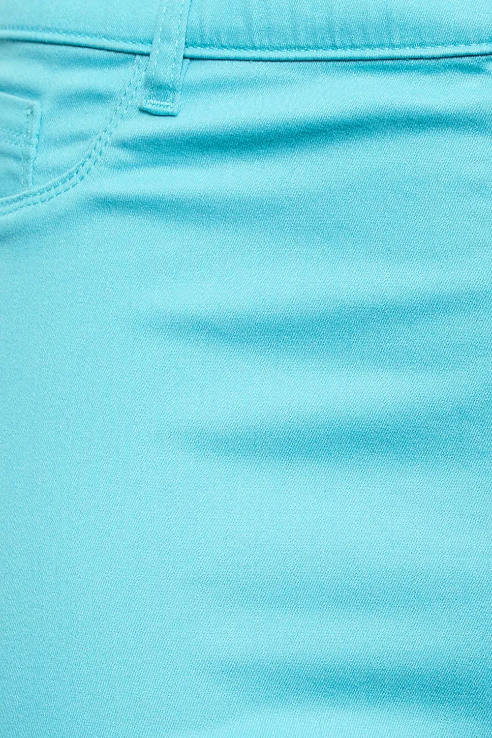 YOURS Curve Aqua Blue Cropped Stretch GRACE Jeggings