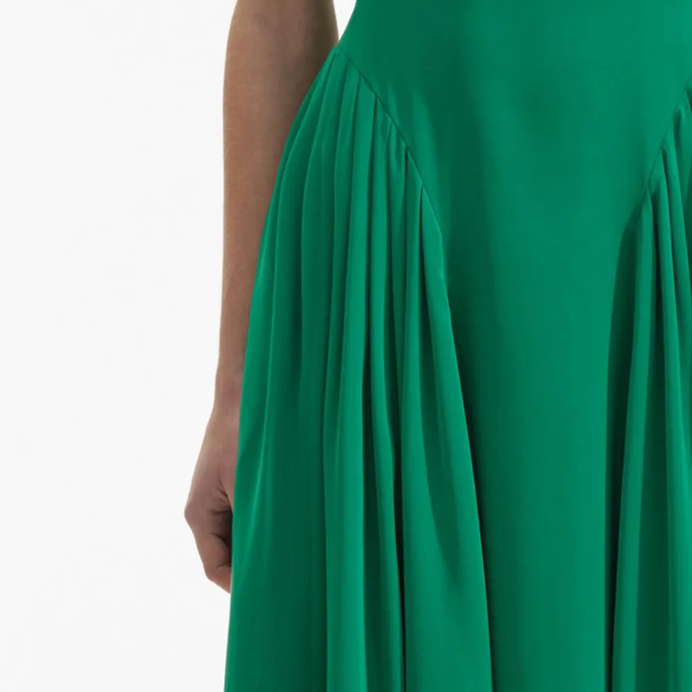 Green Strappy Midi Dress