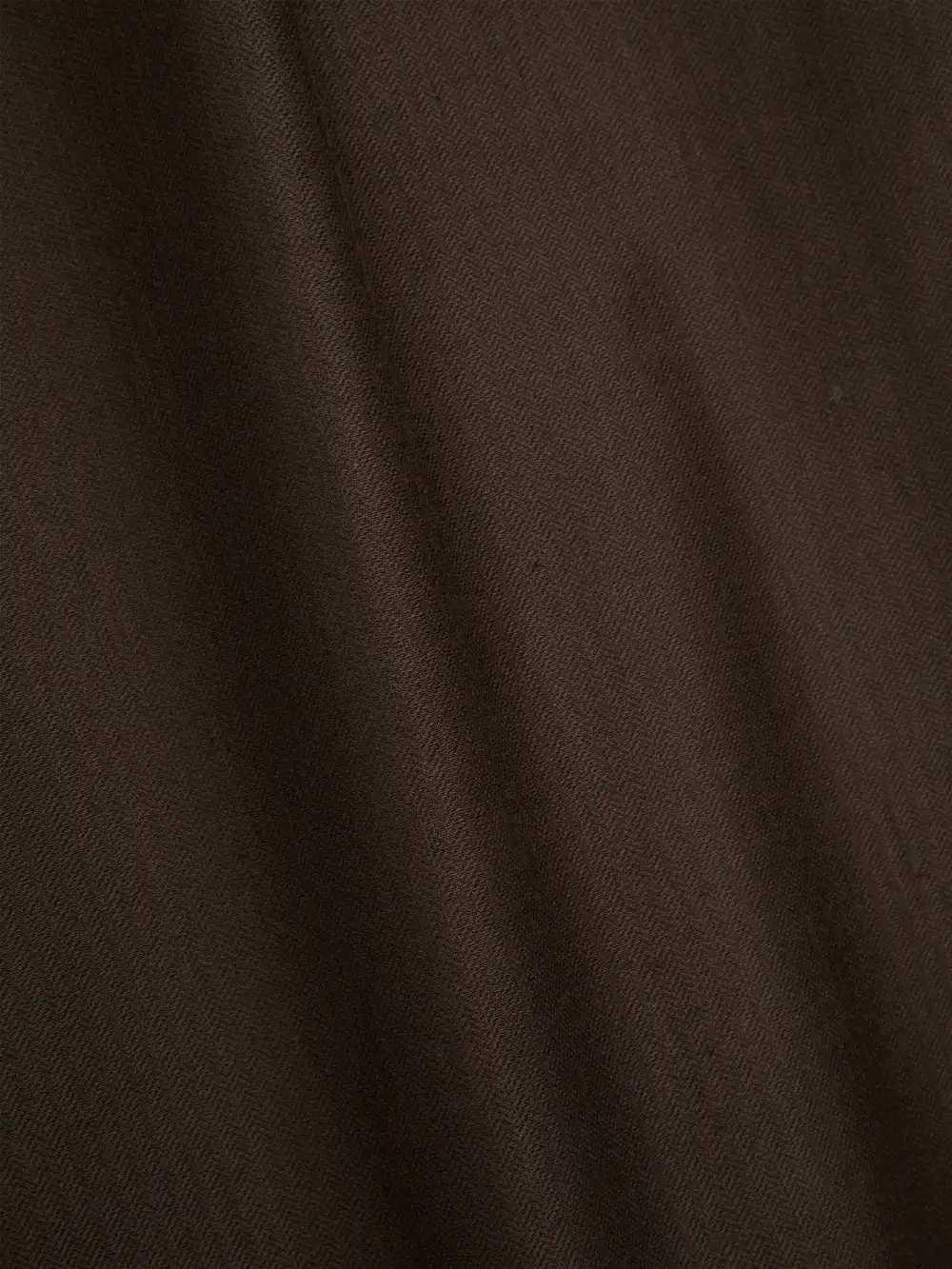 Brown Wide-Leg High Waisted Lightweight Cotton-Linen Trousers