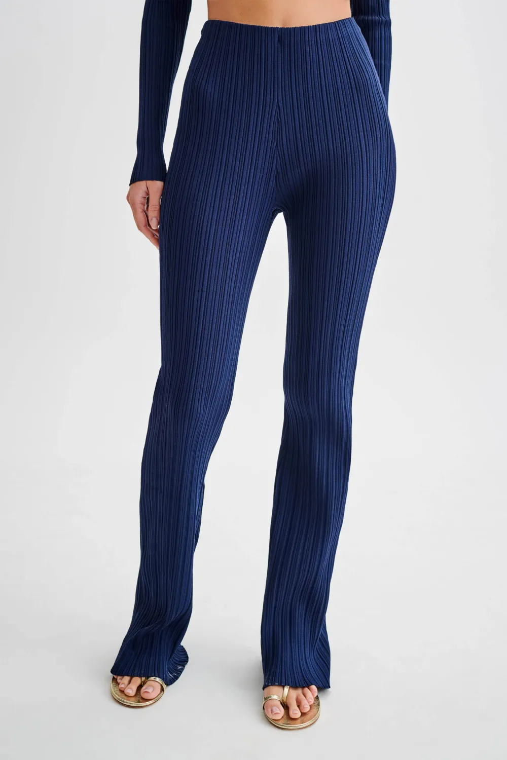 Daily Straight Leg Rib Knit Pant