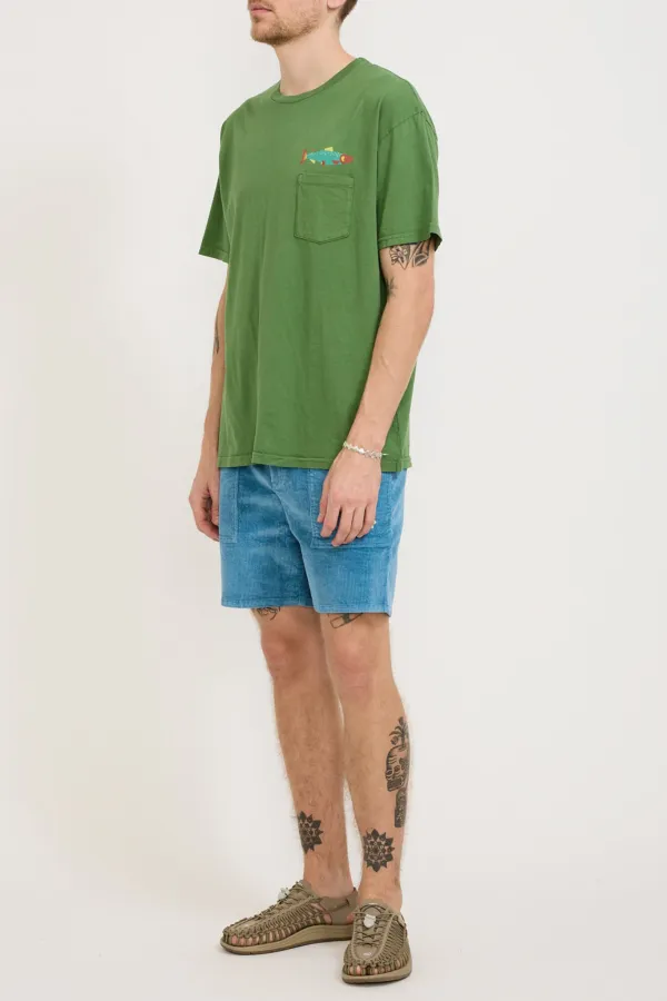 Hot Salmon Tee True Green