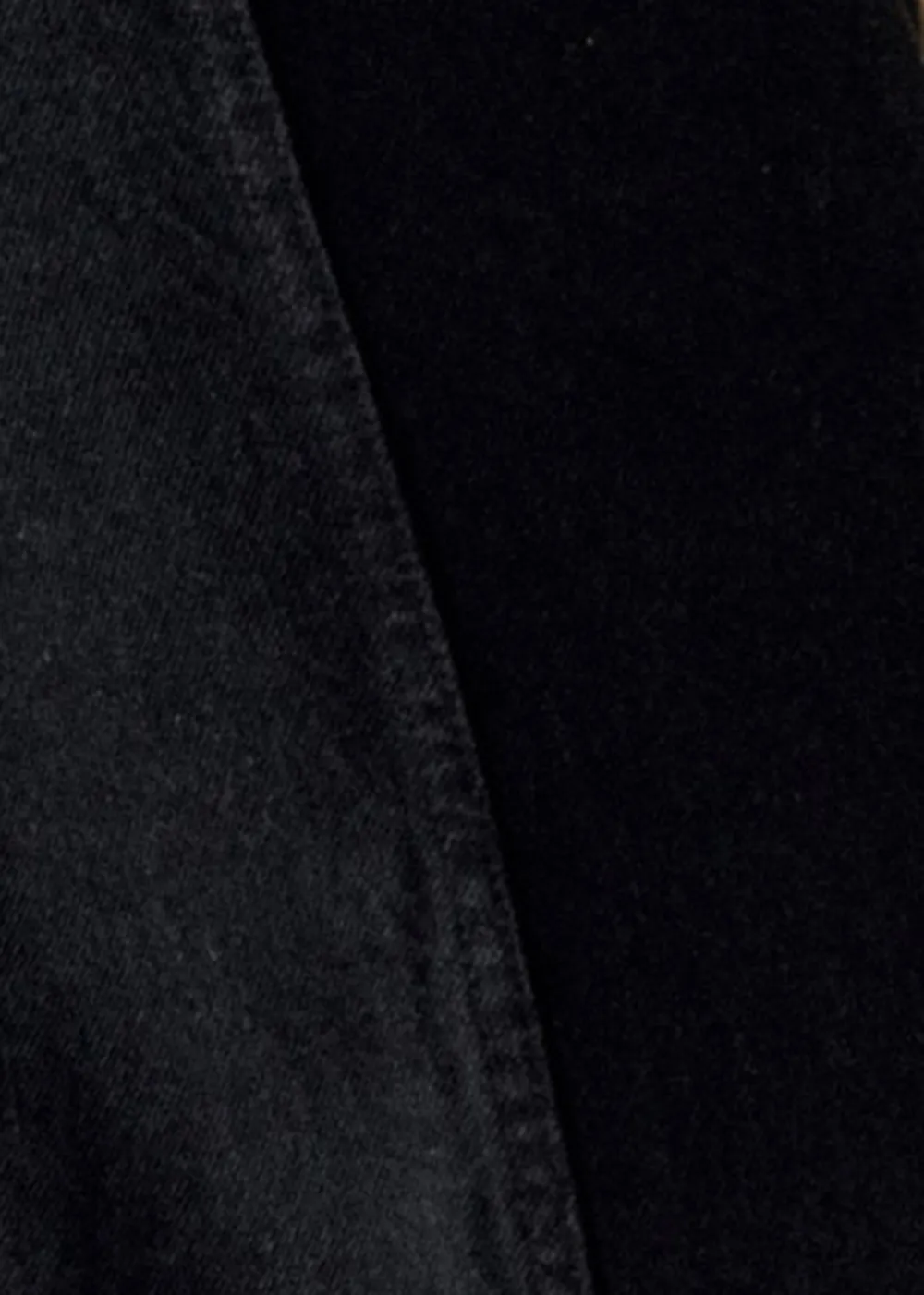 Wide-Leg Pocket Bootcut Cropped Trousers