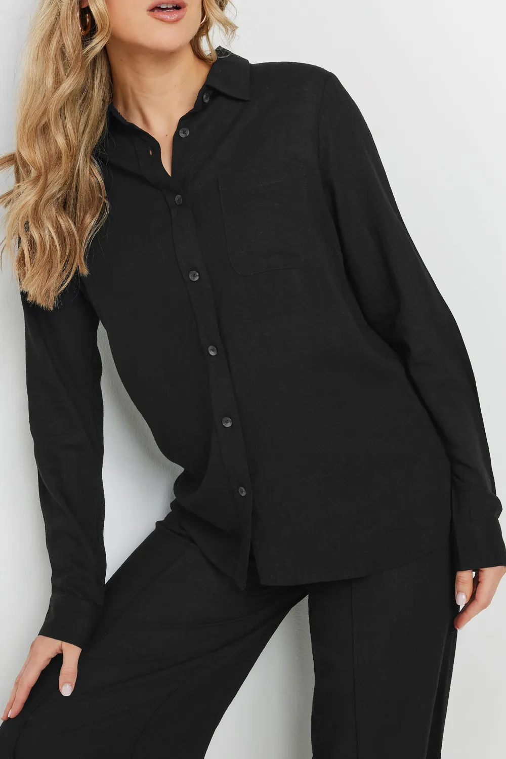 Women's Linen Long Sleeved Shirt