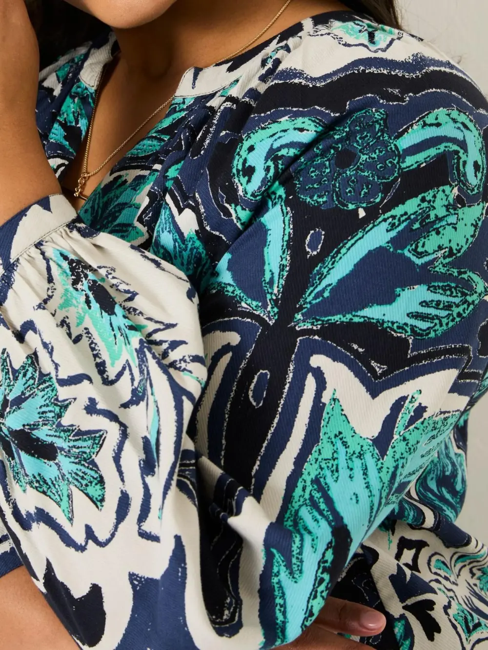 Green Amy Mirrored Dress