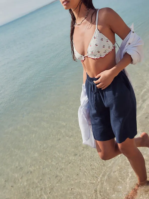 Casual Versatile Loose Drawstring Shorts