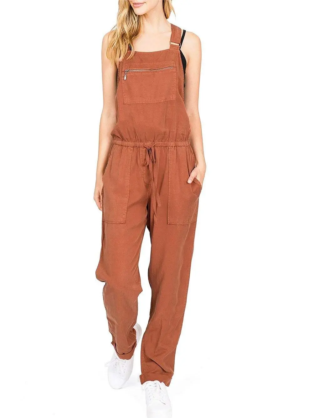 Drawstring Lounge Overalls