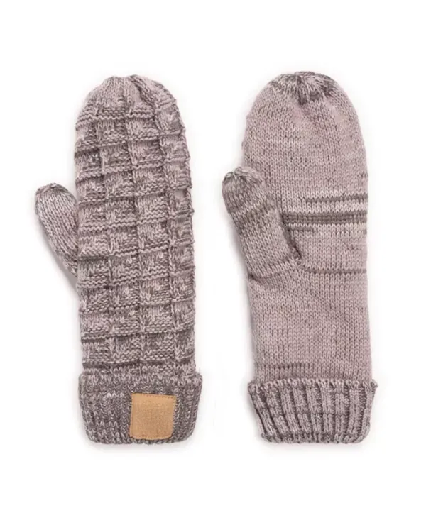 Patch Mittens Gloves Winter Dusk