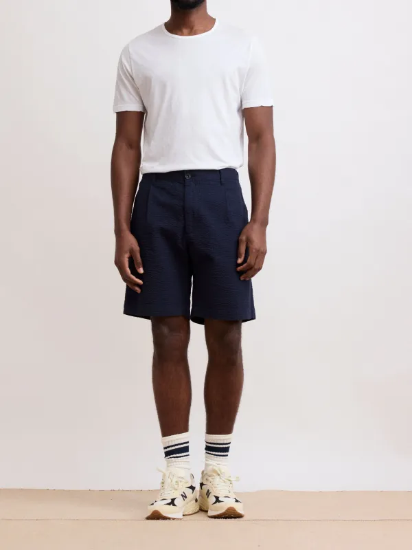 Casual Style Men's Deep Blue Shorts