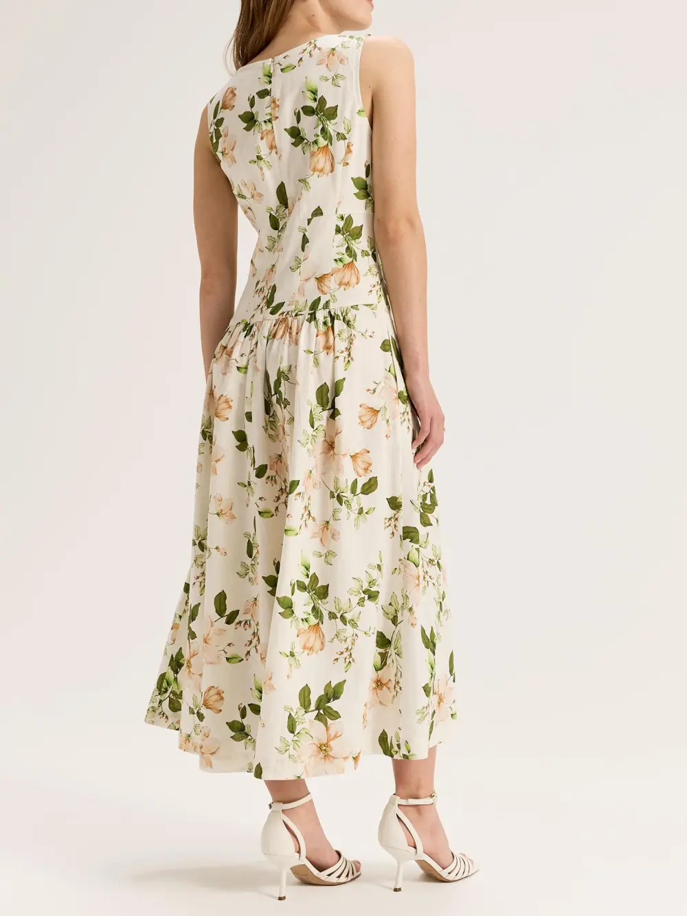 Vintage Floral Midi Dresses