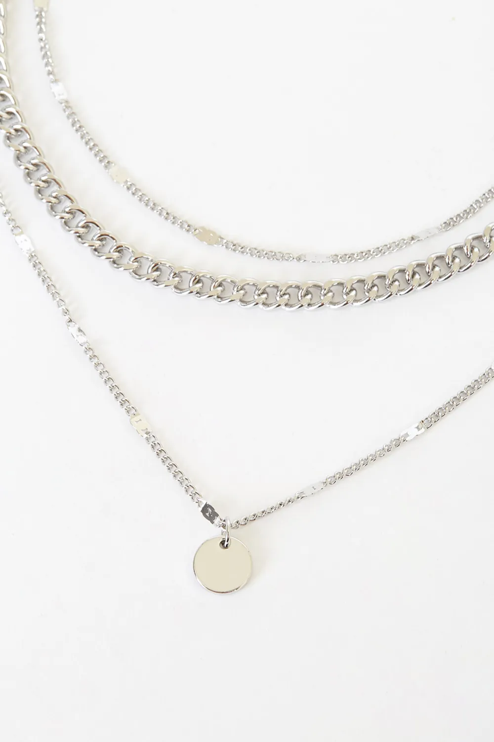 Artistic Design Stacked Three-Layer Necklace