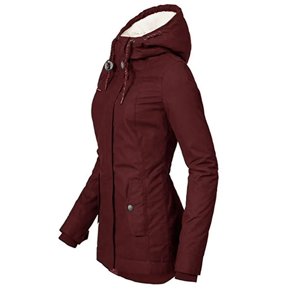 Women's Parka Street Fall Winter Long Coat